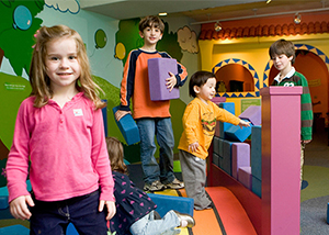 children in a play room